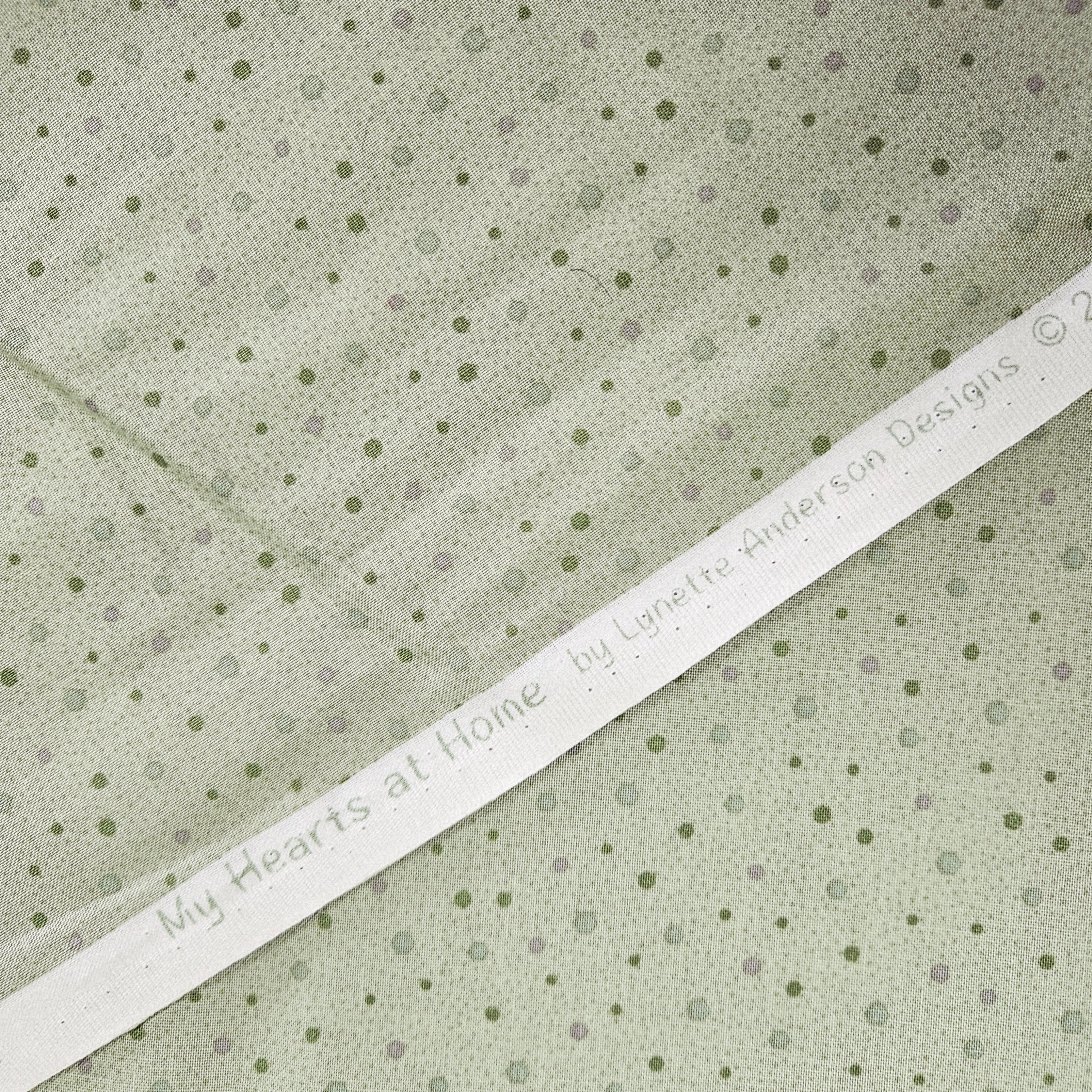 RJR Fabrics - My Hearts at Home by Lynette Anderson Dot 100% Cotton Fabric