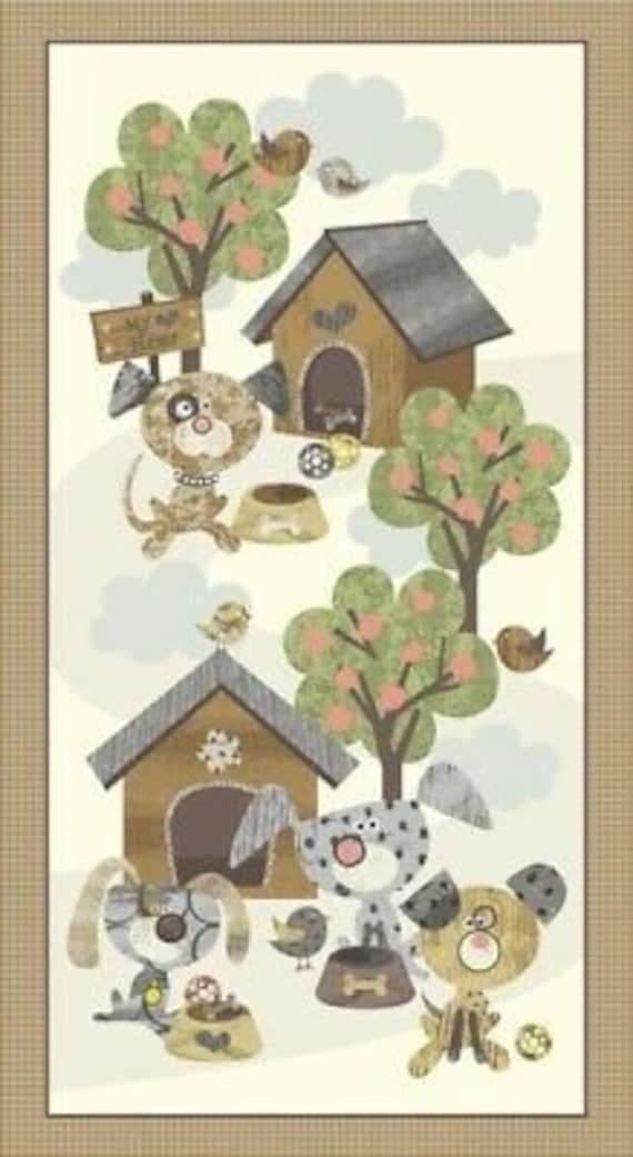Blank Quilting - Good Doggie Quilt Fabric Panel