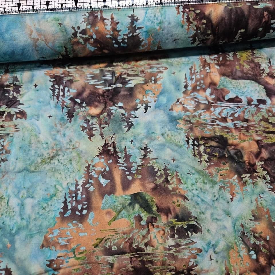 Hoffman - Bali Batiks Handpaints Wilderness 3364-740 100% Cotton Fabric
