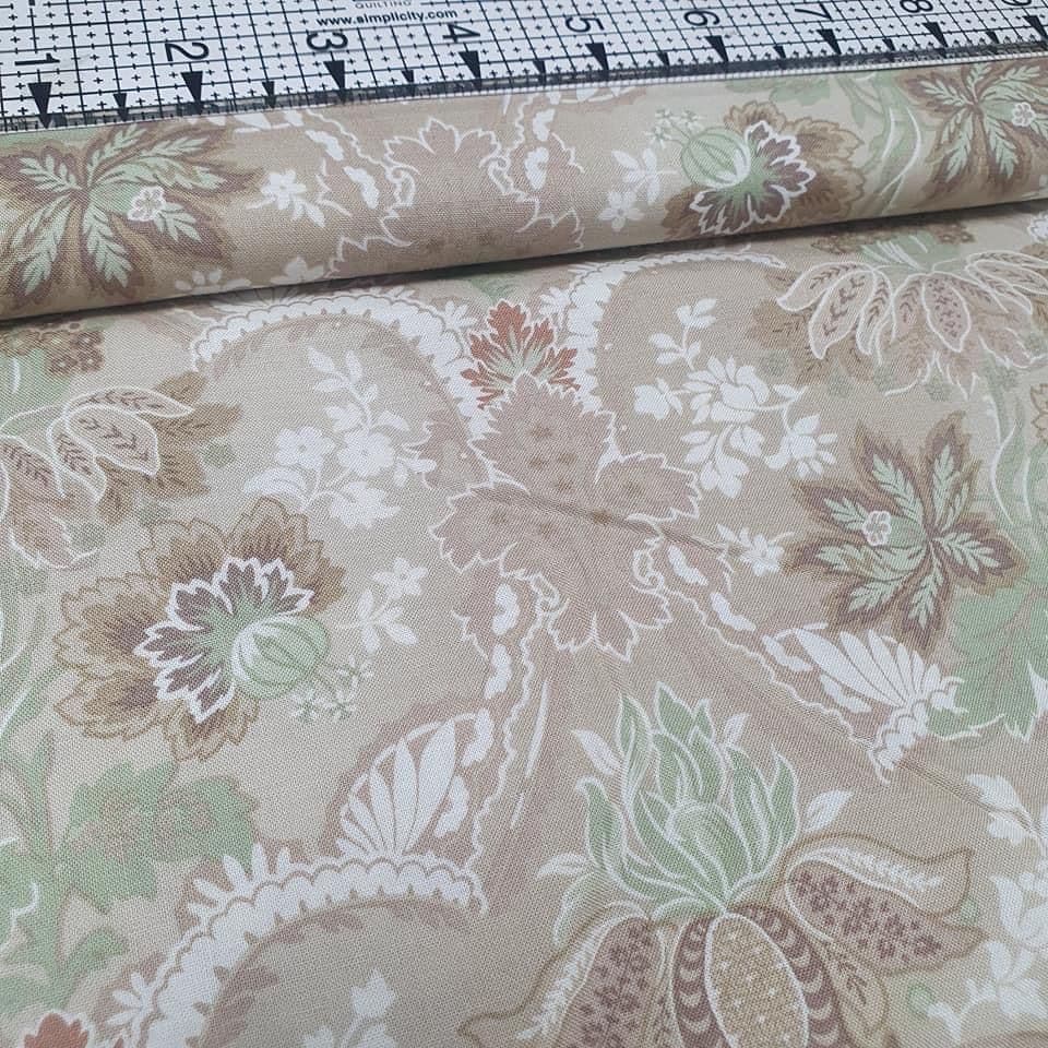 Quilt Gate - Gentle Flowers Vintage GF5980-13 100% Cotton Fabric