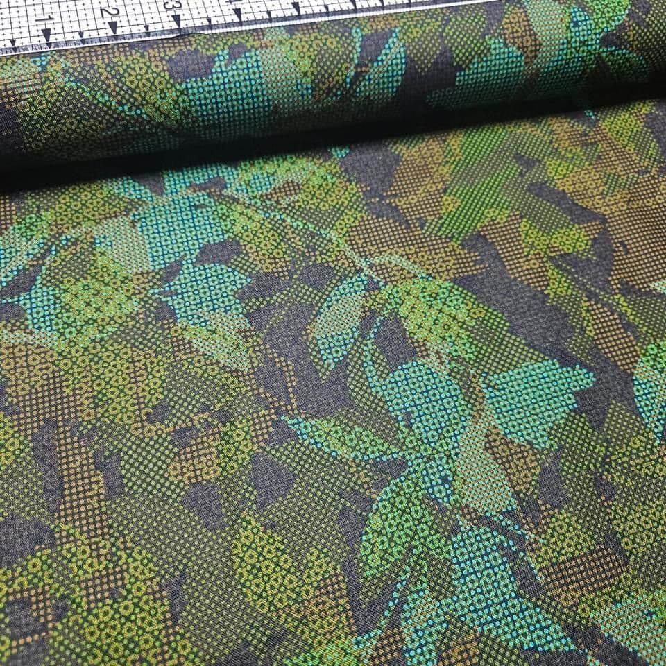 RJR Fabrics - Safari by Jinny Beyer Maze Black Olive 2665-001 100% Cotton Fabric - Crafts and Quilts