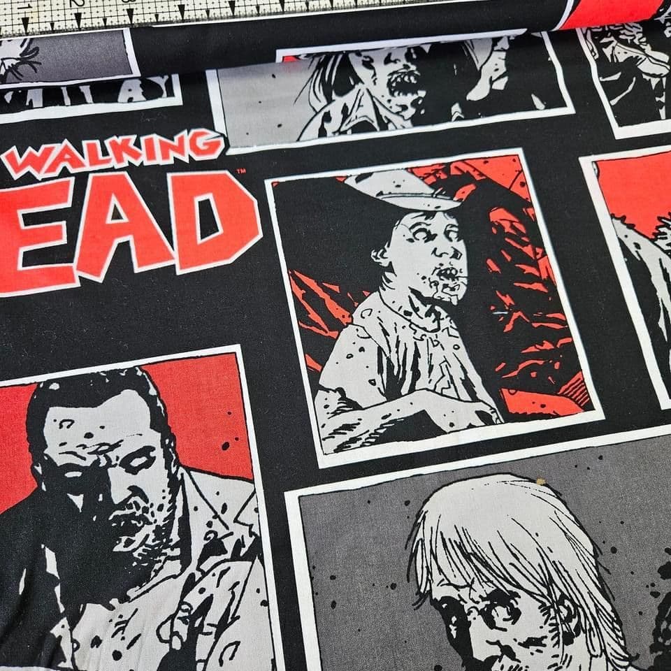 Springs - The Walking Dead Zombie Characters CP54432 100% Cotton Fabric