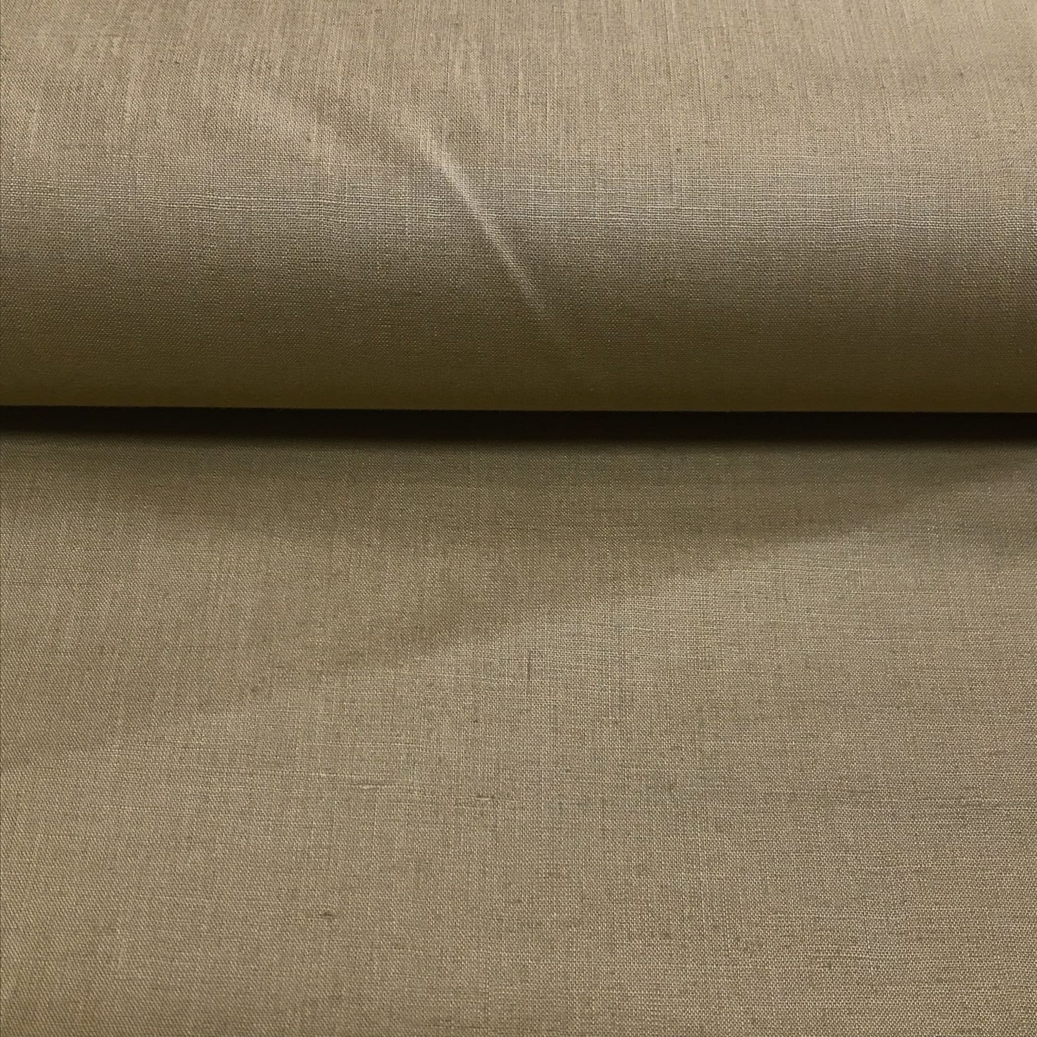 PU Backed Storm System Linen - Sand 57" Wide Fabric