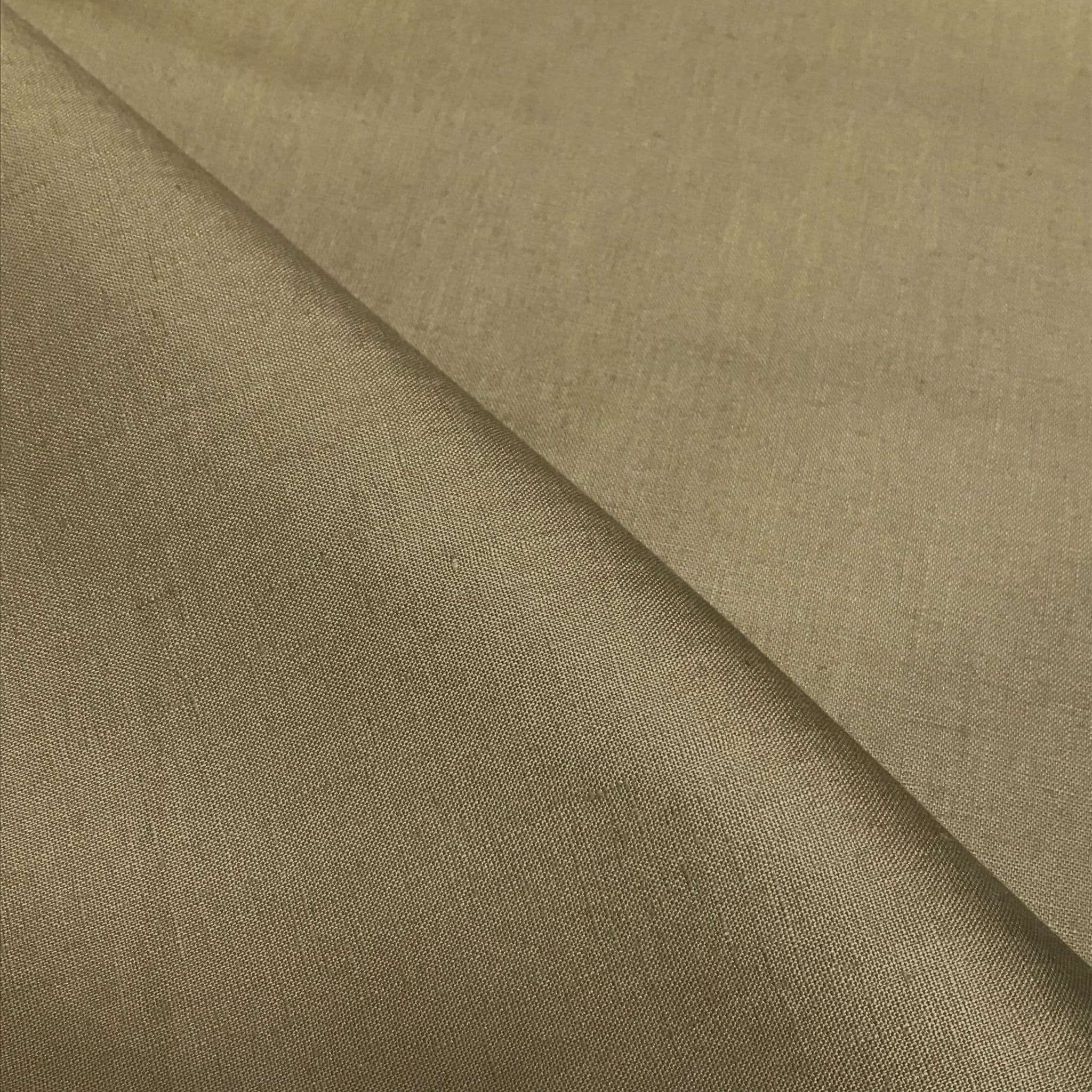 PU Backed Storm System Linen - Sand 57" Wide Fabric