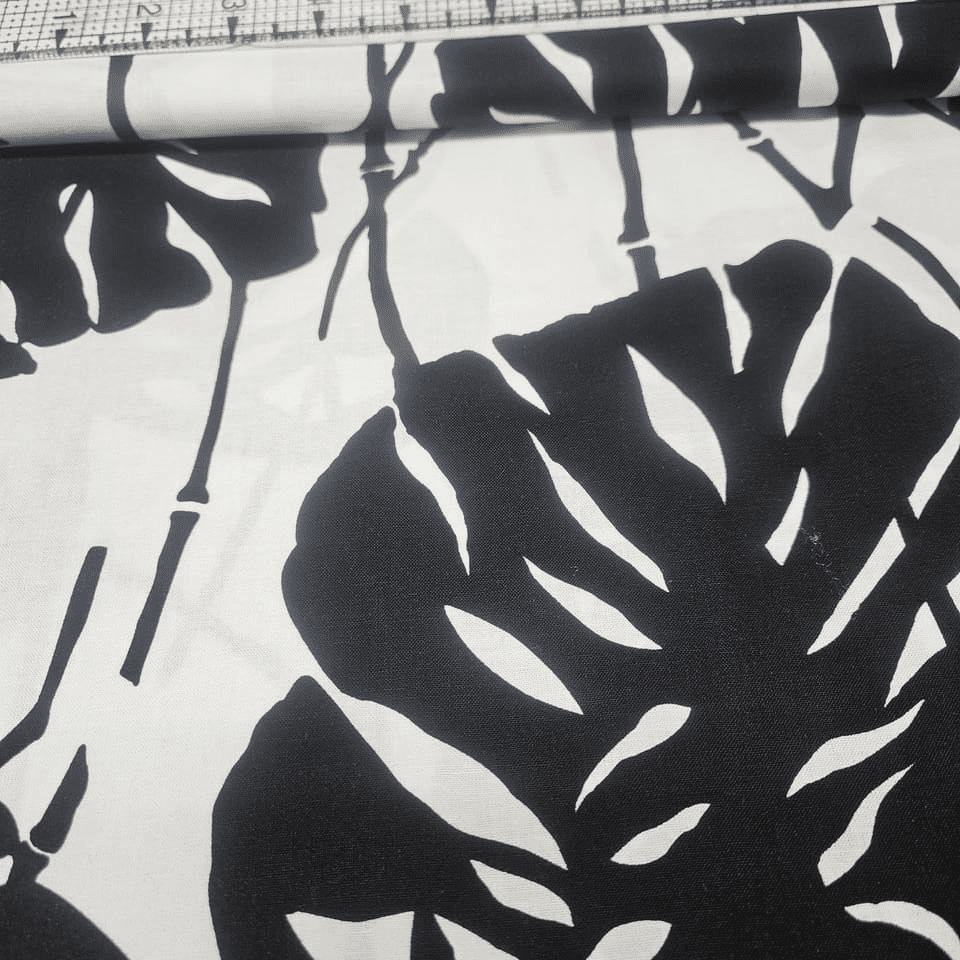 Timeless Treasures - Vise Versa Black on White 100% Cotton Fabric