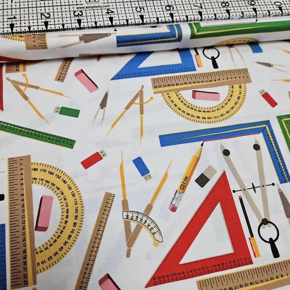 Windham Fabrics - Educators Stationary 39022-2 100% Cotton Fabric