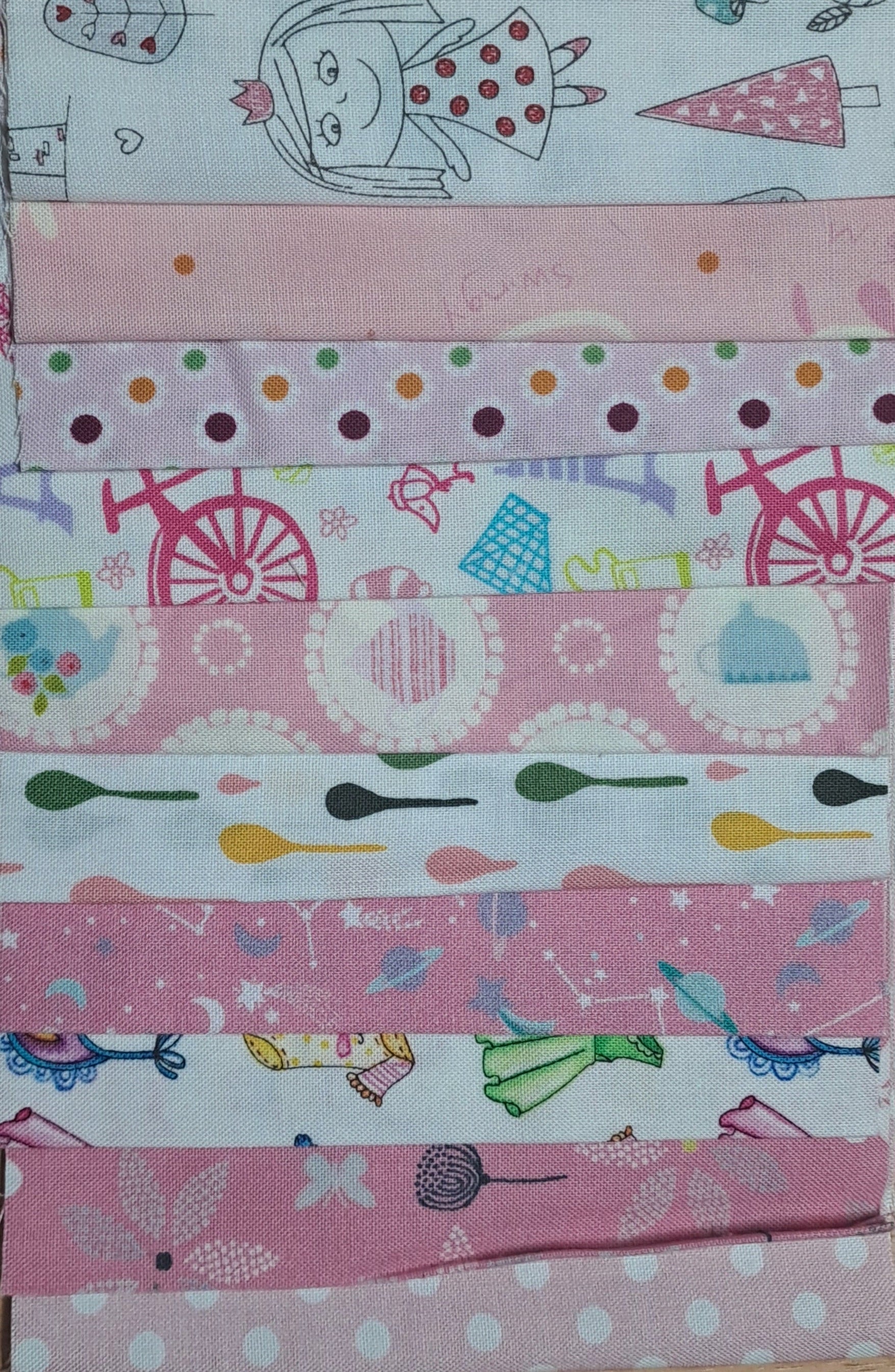 5" Charm Roll - Pink Princess