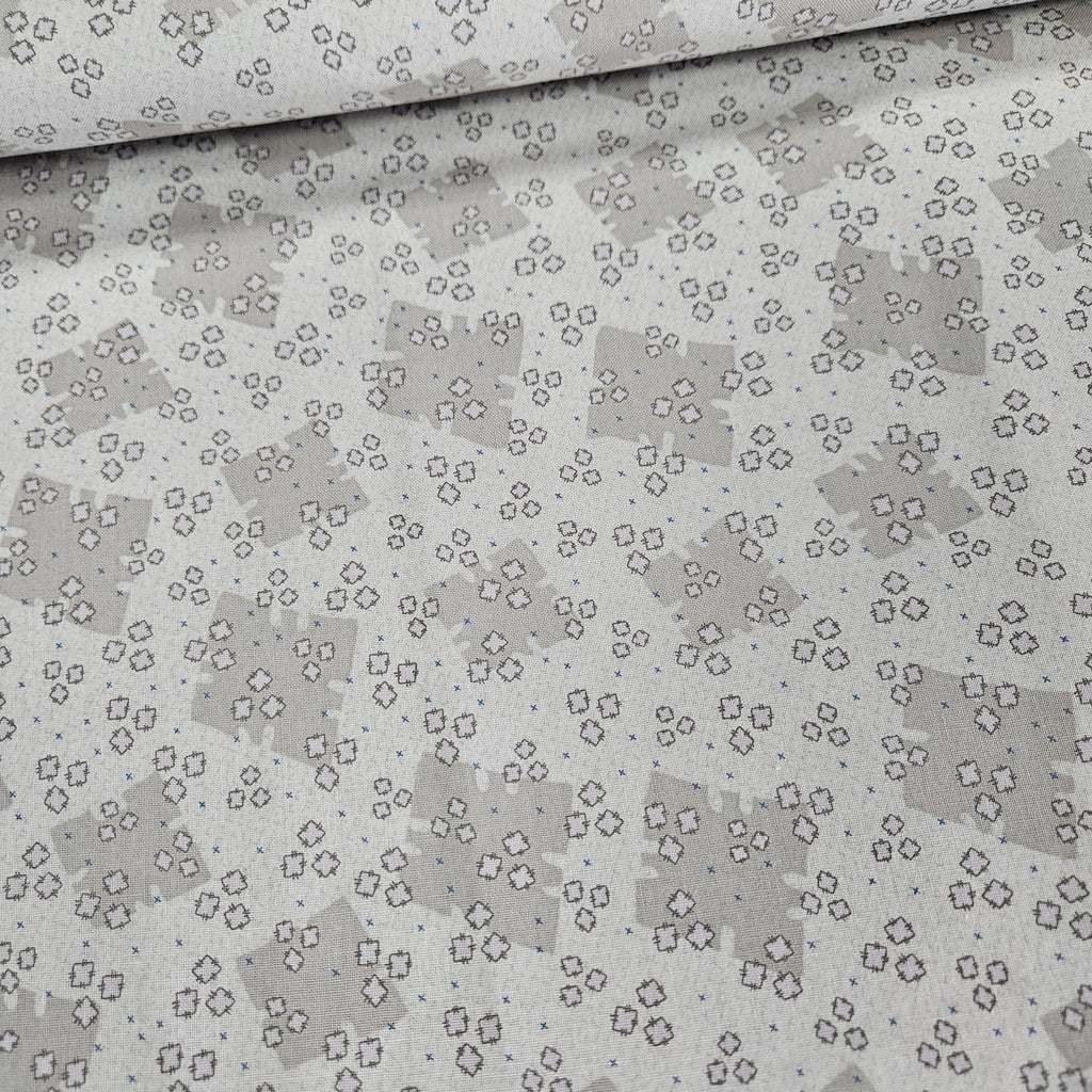 RJR Fabrics - My Hearts at Home by Lynette Anderson Grey 100% Cotton Fabric