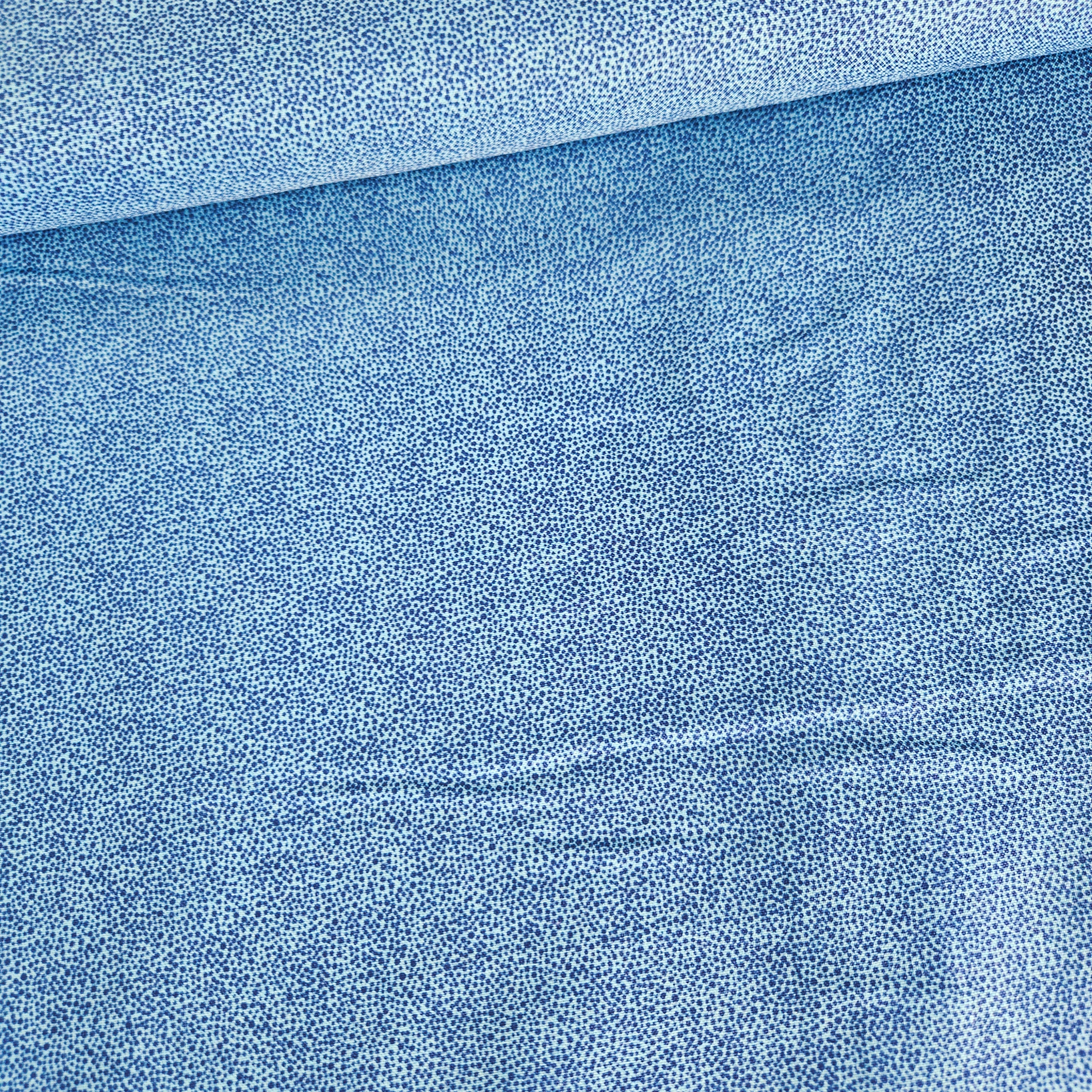 Windham Fabrics - Little Tinies Blue Speckle 100% Cotton Fabric