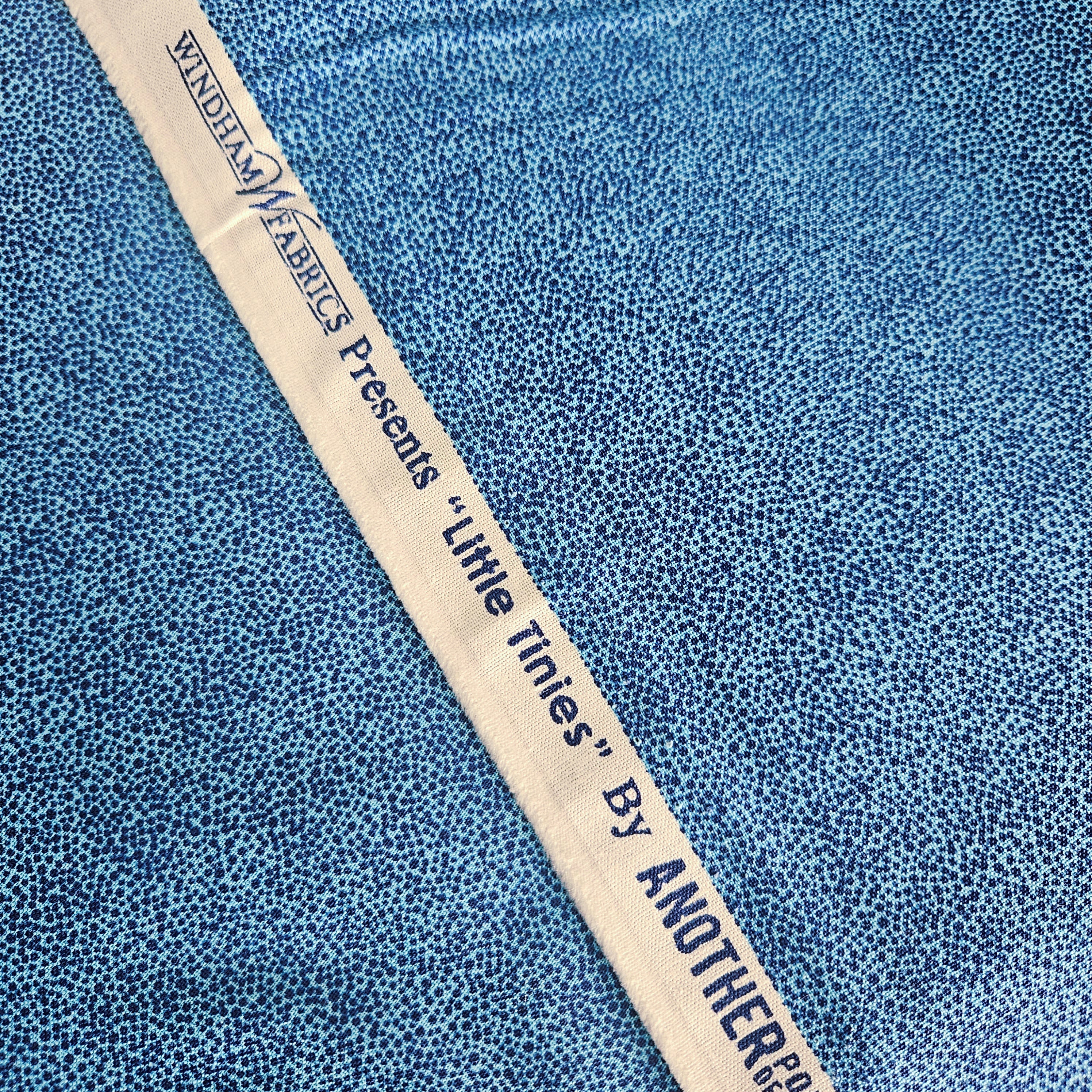 Windham Fabrics - Little Tinies Blue Speckle 100% Cotton Fabric