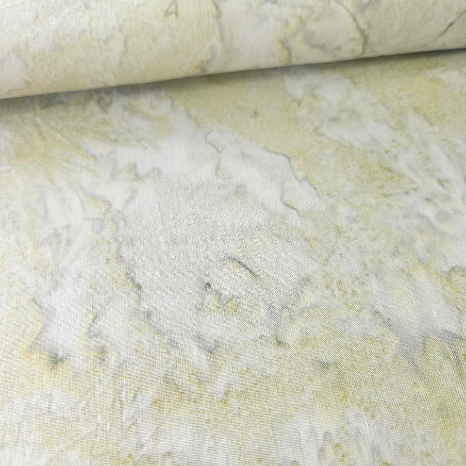 Indonesian Bali Batik - Marble Green Tea 100% Cotton Fabic