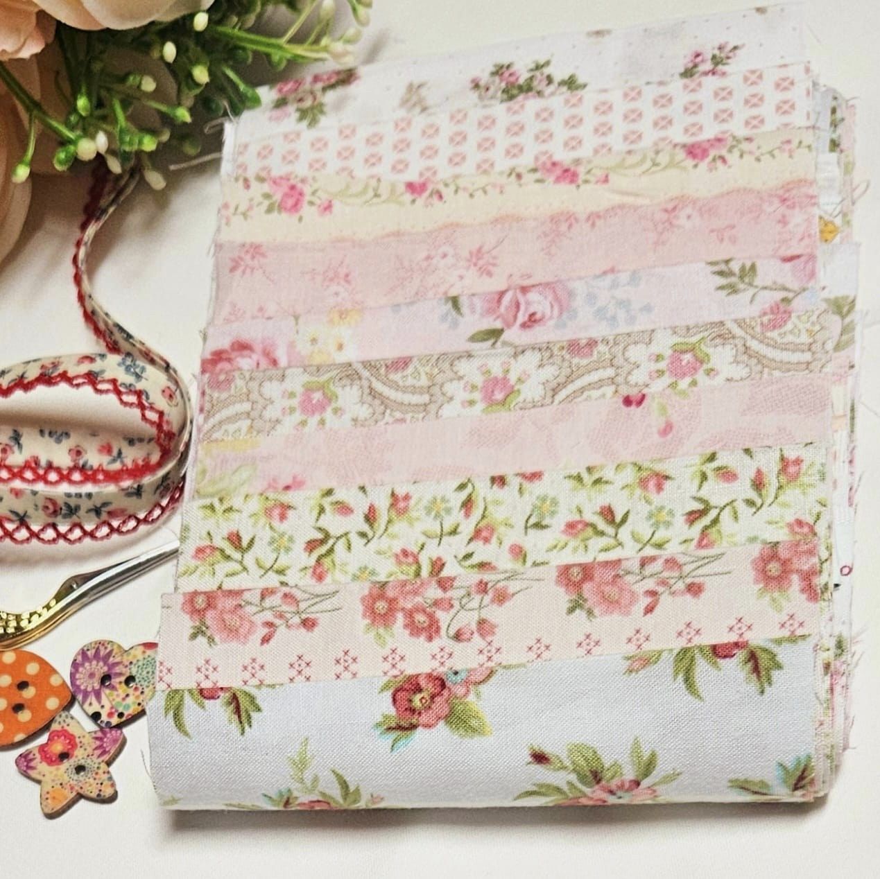 5" Charm Roll - Vintage Floral