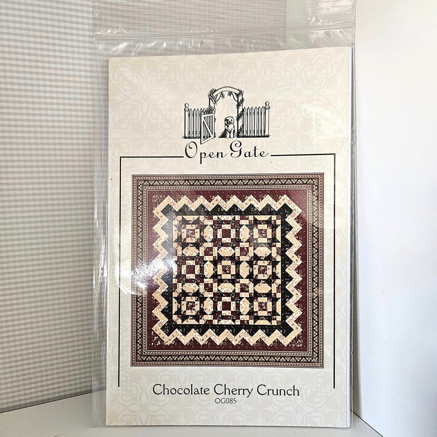 Open Gate - Chocolate Cherry Crunch Quilt Pattern