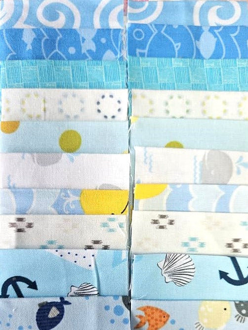 2.5" Jelly Roll - Nautical Blues