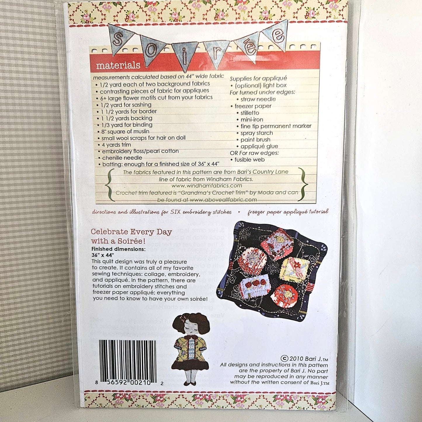 Bari J - Celebrate Every Day Soiree Quilt Pattern