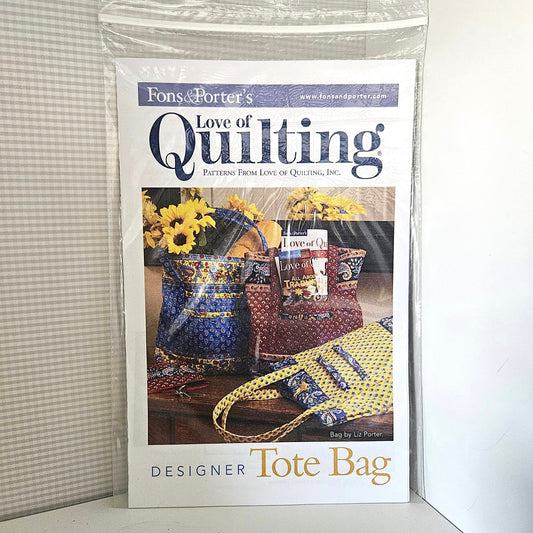 Love of Quilting - Tote Bag Pattern