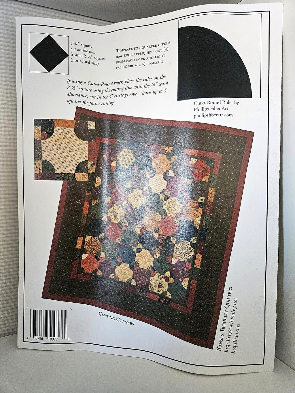 Kansas Troubles Quilters - Square Pegs Quilt Pattern