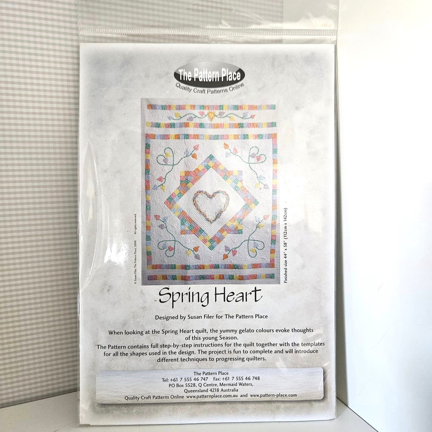 The Pattern Place - Spring Heart Quilt Pattern