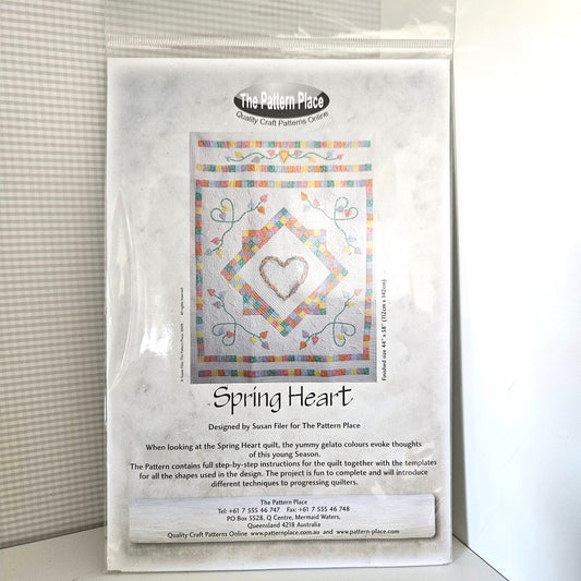 The Pattern Place - Spring Heart Quilt Pattern