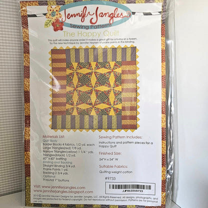 Jennifer Jangles - The Happy Quilt Pattern