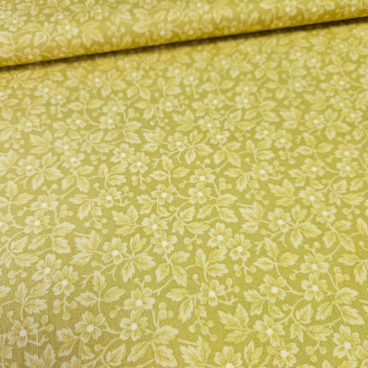 Maywood Studios - Chrysanthemum Golden 100% Cotton Fabric