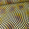 Stof - Quilters Coordinates Block Yellow Geo Spot 100% Cotton Fabric