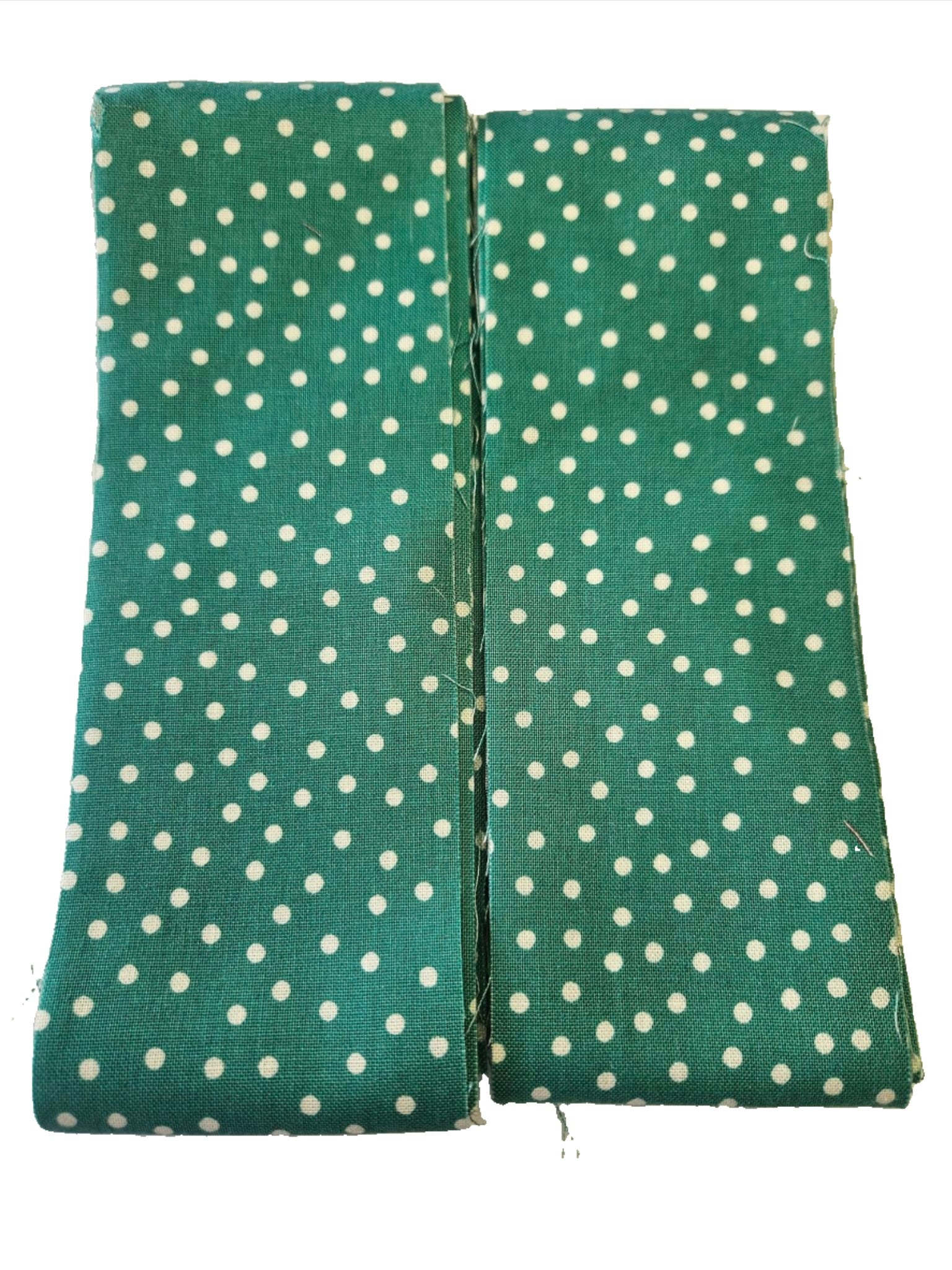 2.5" Border Bindings - Four 2.5" x 108" Strips - Stof Teal Spot