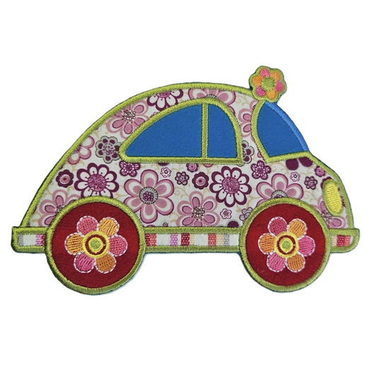 Wrights Iron-on Applique - Beetle Car Large