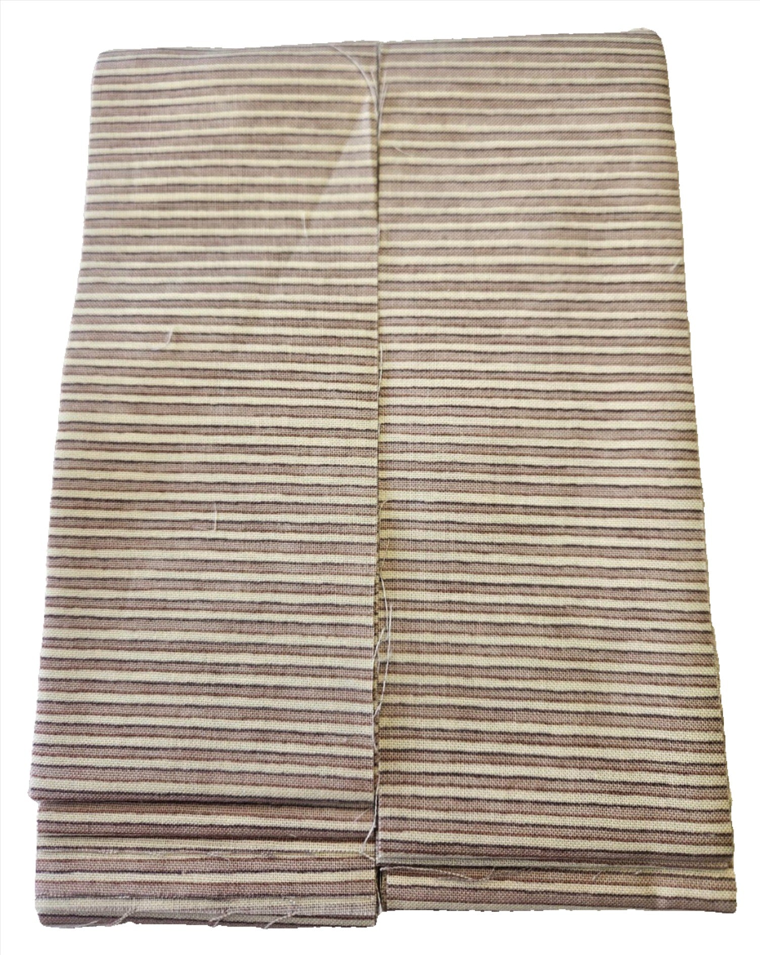 2.5" Border Bindings - Four 2.5" x 108" Strips - Stof Brown Stripe