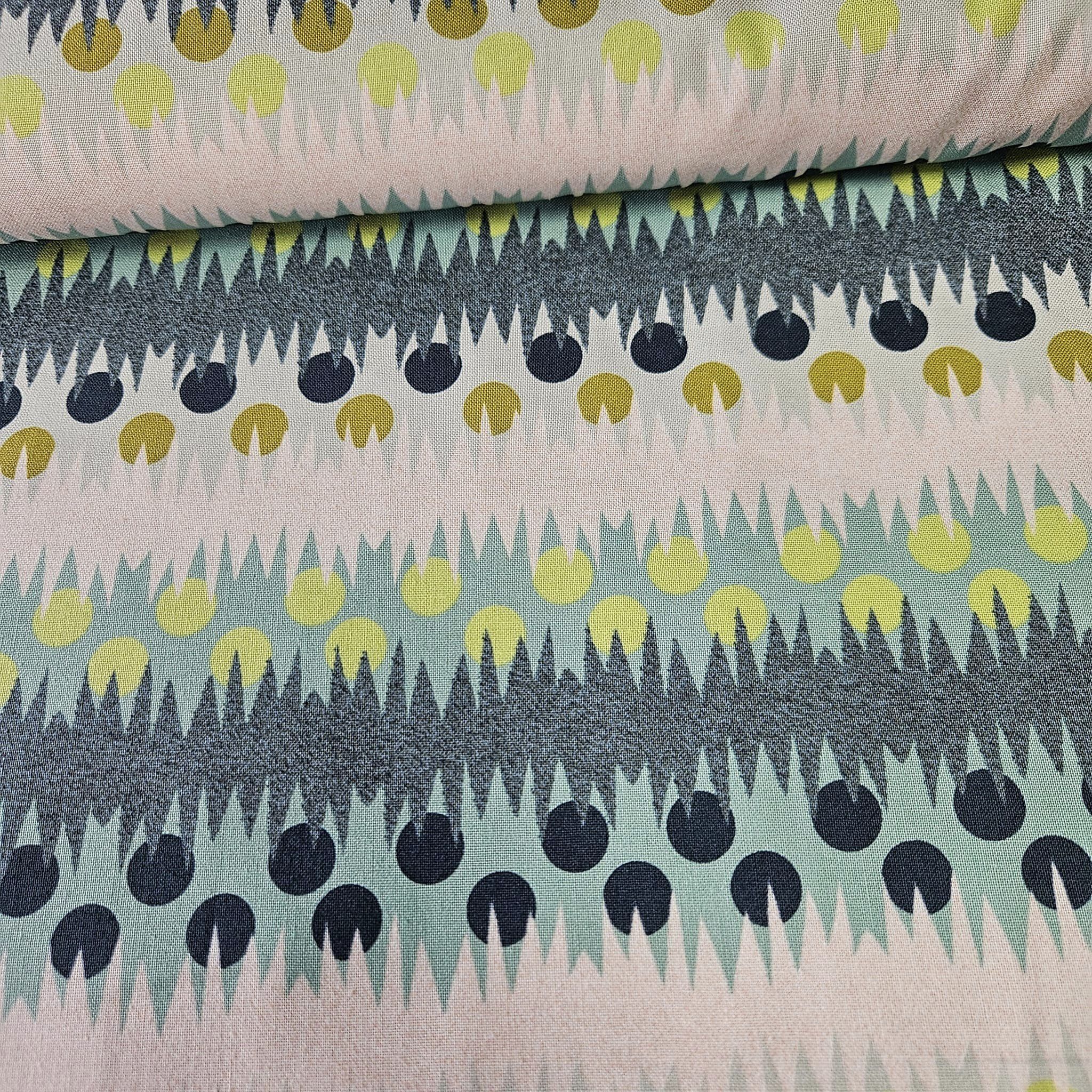 Stof - Urban Nature Teal 100% Cotton Fabric