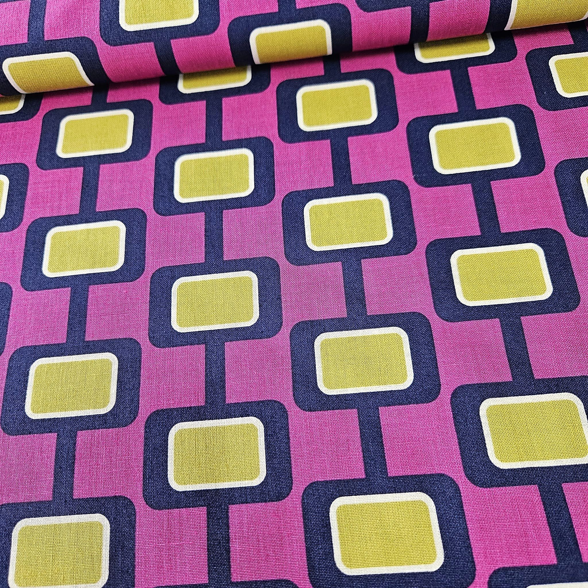 Michael Miller - Madison Retro CX5906 100% Cotton Fabric