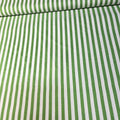 Stof - Remake White Green Stripe 100% Cotton Fabric