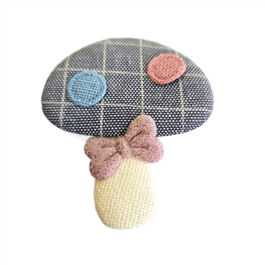 Quilted Sew-on Applique - Toadstool Small