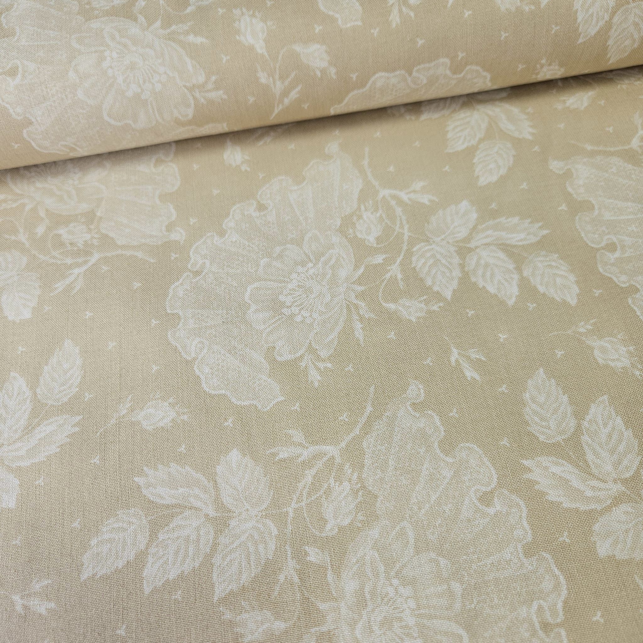 Maywood Studios - Graceful Moments Neutral Tonal 8327 100% Cotton Fabric