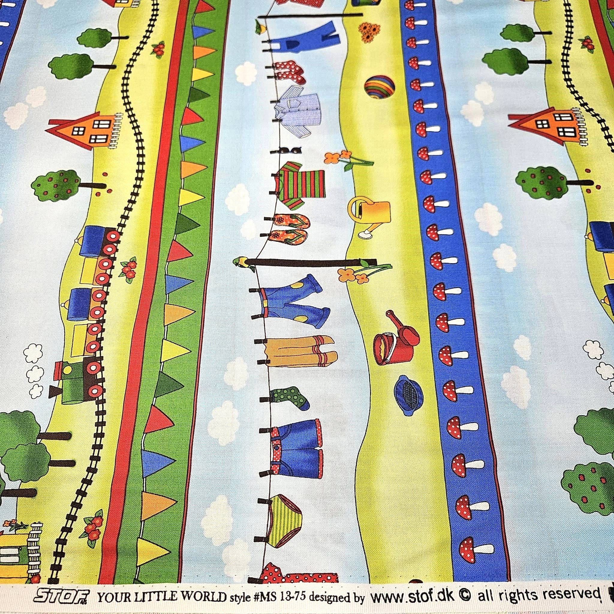Stof - Your Little World Border 1375 100% Cotton Fabric