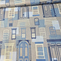 Stof - Loft Life Door to Door Grey 100% Cotton Fabric