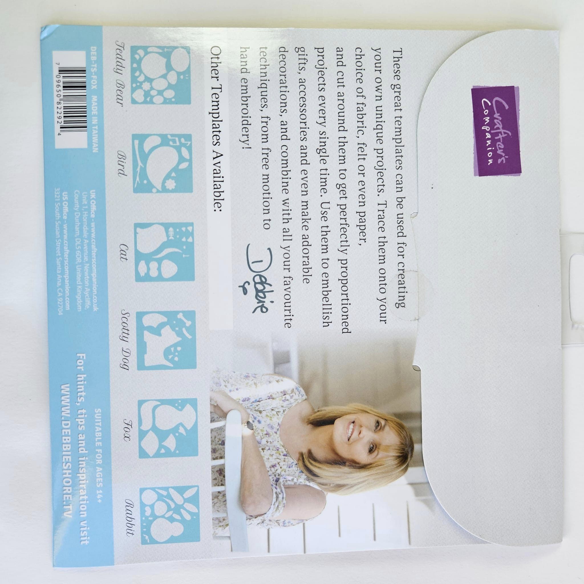 Debbie Shore - Template Sheet Rabbit