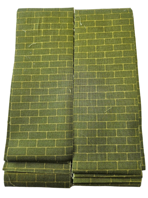 2.5" Border Bindings - Four 2.5" x 108" Strips - Stof Green Brick - Crafts and Quilts