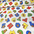 Stof - Alpha-Bears Multi 100% Cotton Fabric