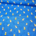 Stof - Bobbi's Picnic Chicks Blue 100% Cotton Fabric