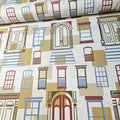 Stof - Loft Life Door to Door Neutral 100% Cotton Fabric