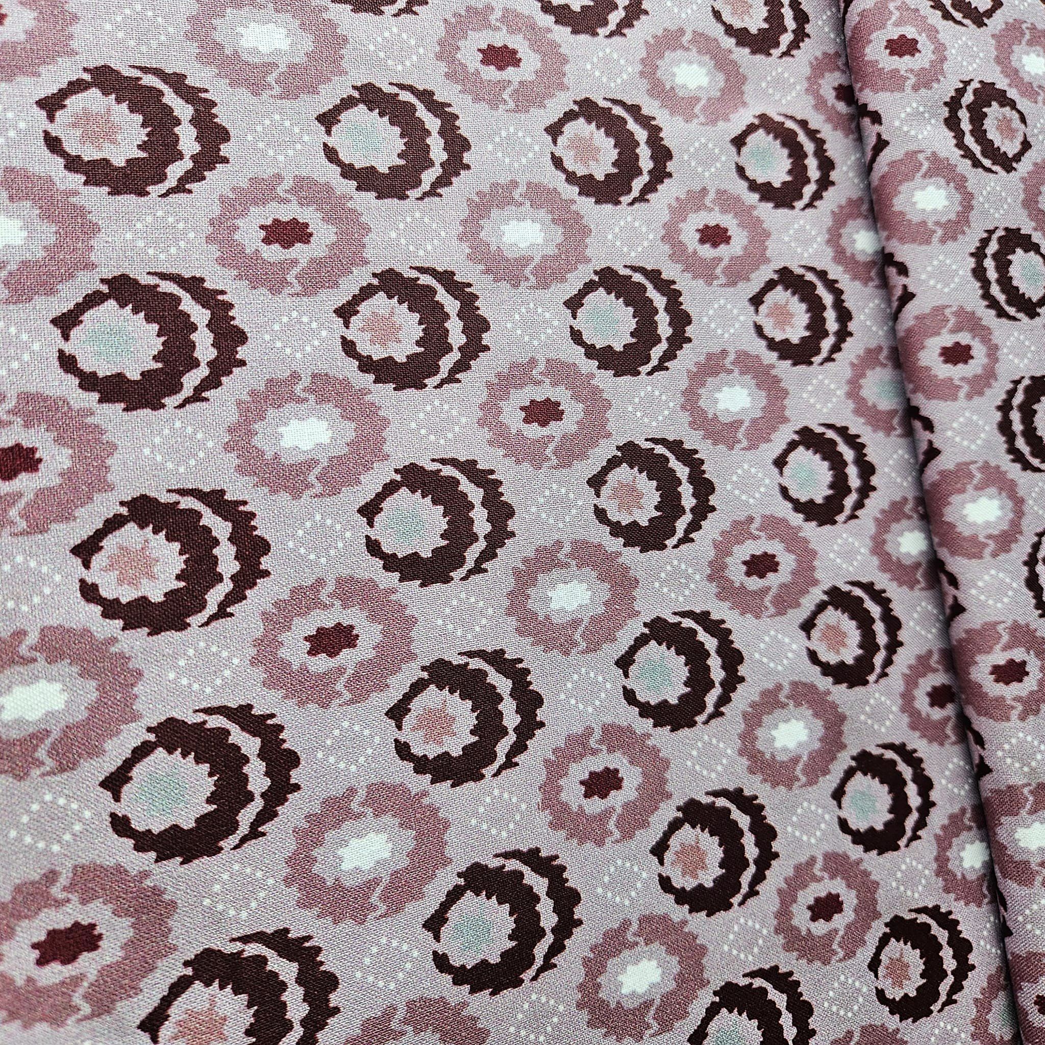 Stof - Cosy Minds Mauve 100% Cotton Fabric