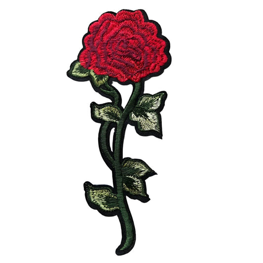 Simplicity Iron-on Applique - Rose Tall Red