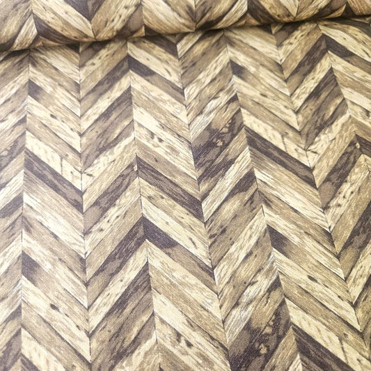 Hoffman - Rustic Refined Parquet N7534 100% Cotton Fabric