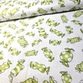 Loralie Harris - Candy Tasties Green on White 100% Cotton Fabric