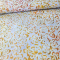 Indonesian Bali Batik - Scattered Leaves Lilac 100% Cotton Fabric - Crafts and Quilts