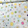 Clothworks - A Hen Rietta Morning Blue 100% Cotton Fabric - Crafts and Quilts