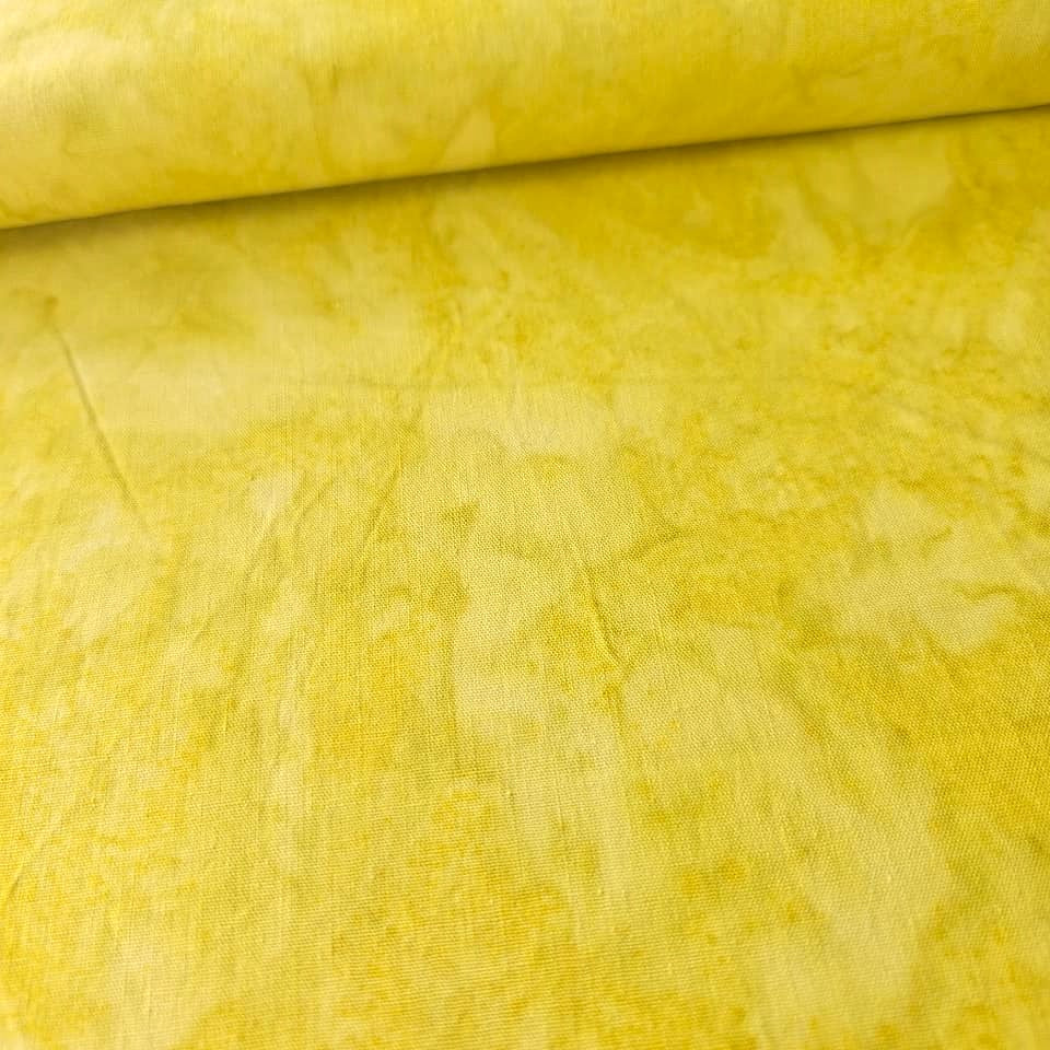 Indonesian Bali Batik - Marble Yellow 100% Cotton Fabic