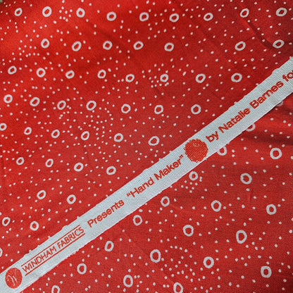 Windham Fabrics - Hand Maker Red Spot 100% Cotton Fabric