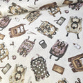 Elizabeth's Studio - Growing Up 4308 Sepia Backpacks 100% Cotton Fabric - Crafts and Quilts
